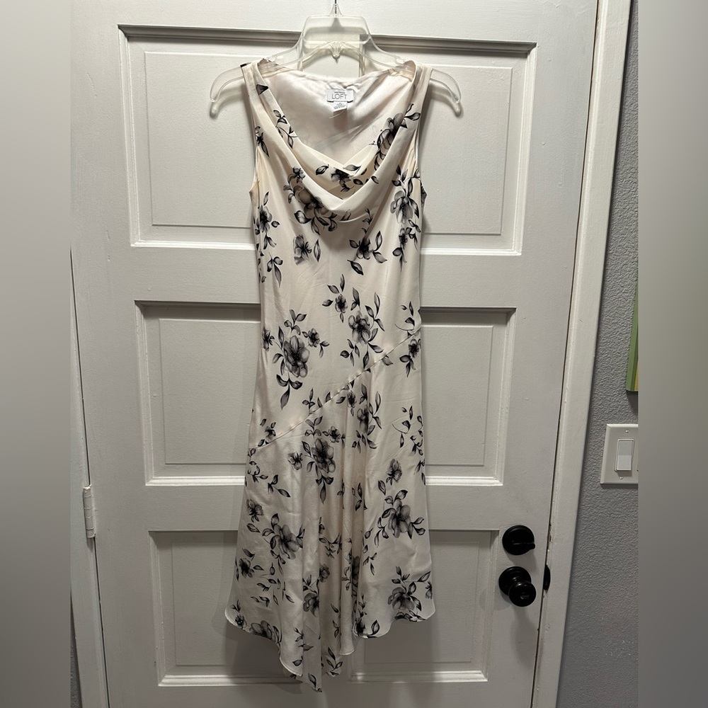 Ann Taylor Loft Silk Floral Dress